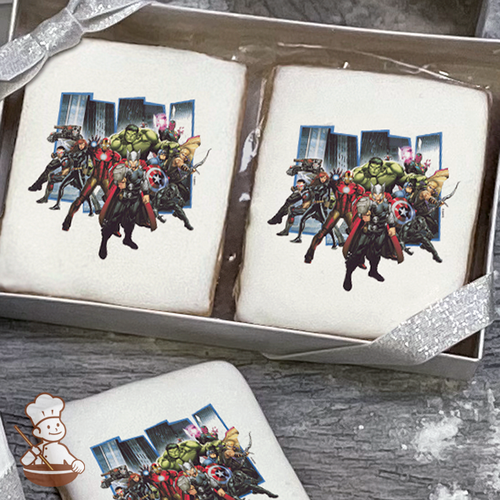Marvels Avengers Earths Mightiest Heroes Cookie Gift Box (Rectangle)