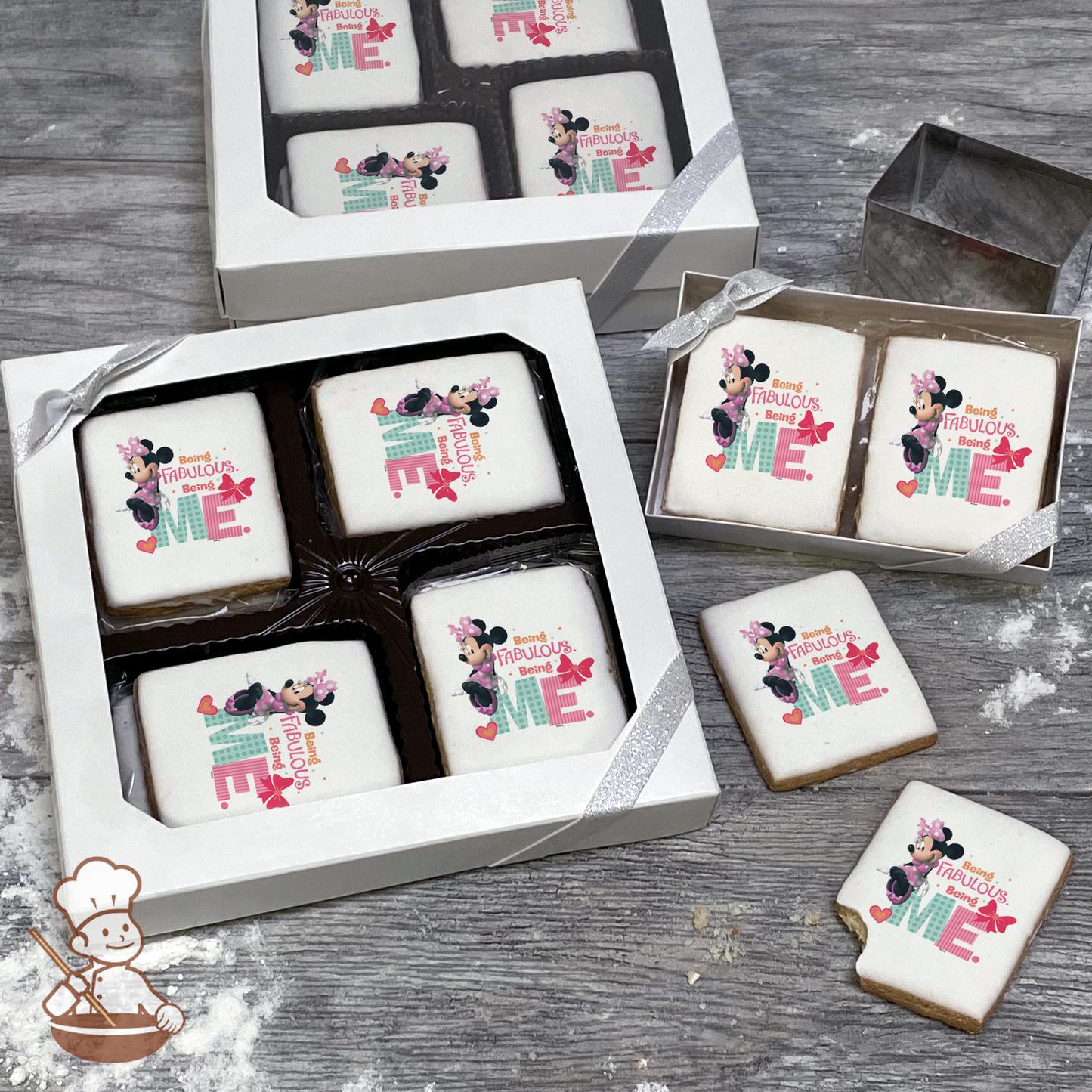 Minnie Being Me Cookie Gift Box (Rectangle)
