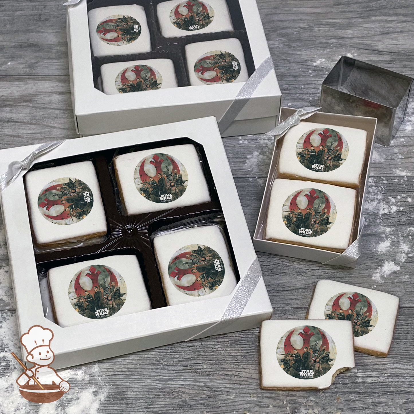 Star Wars Rogue One Rebels Unite Cookie Gift Box (Rectangle)
