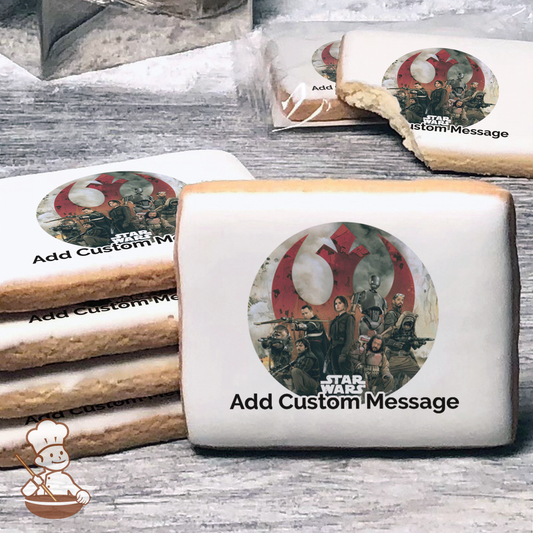 Star Wars Rogue One Rebels Unite Custom Message Cookies (Rectangle)