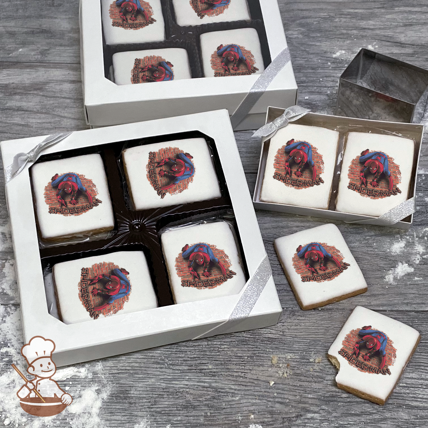 Marvels Spider-Man Homecoming Wall Crawler Cookie Gift Box (Rectangle)