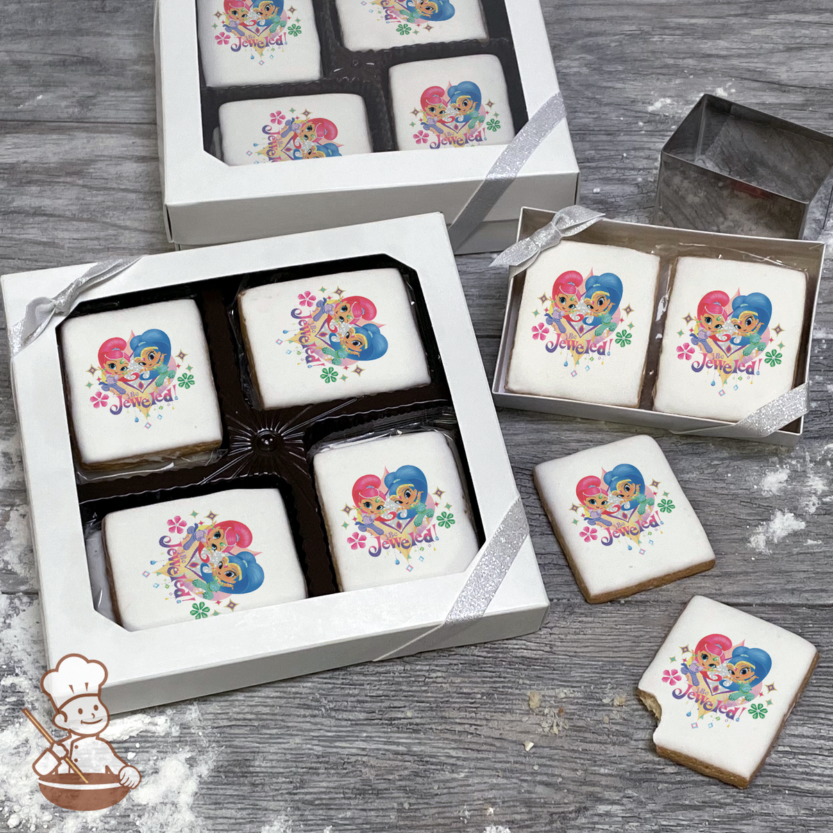 Shimmer and Shine Be Jeweled Cookie Gift Box (Rectangle)
