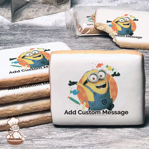 Despicable Me 3 Lets Party Custom Message Cookies (Rectangle)