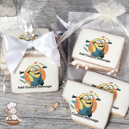 Despicable Me 3 Lets Party Custom Message Cookies (Rectangle)