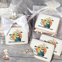 Load image into Gallery viewer, Despicable Me 3 Lets Party Custom Message Cookies (Rectangle)