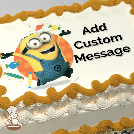 Despicable Me 3 Lets Party Photo Cake