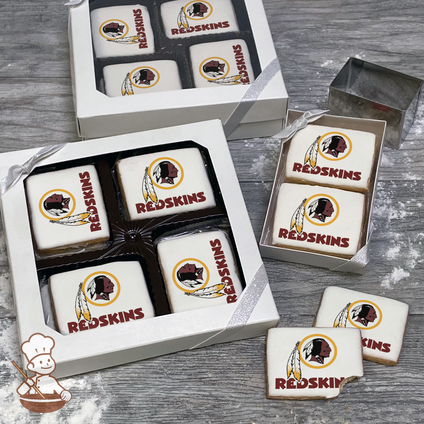 NFL Washington Redskins Cookie Gift Box (Rectangle)