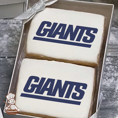 NFL New York Giants Cookie Gift Box (Rectangle)