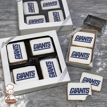 Load image into Gallery viewer, NFL New York Giants Cookie Gift Box (Rectangle)