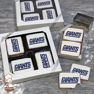 NFL New York Giants Cookie Gift Box (Rectangle)