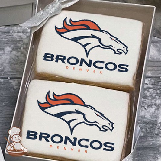 NFL Denver Broncos Cookie Gift Box (Rectangle)