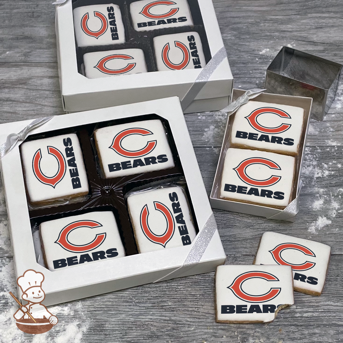 NFL Chicago Bears Cookie Gift Box (Rectangle)