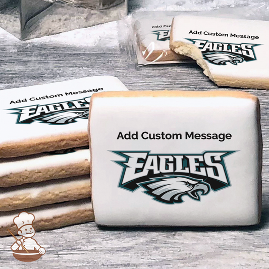 NFL Philadelphia Eagles Custom Message Cookies (Rectangle)