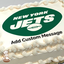 Load image into Gallery viewer, NFL New York Jets Photo Cake