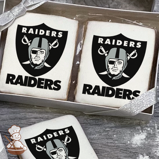 NFL Oakland Raiders Cookie Gift Box (Rectangle)