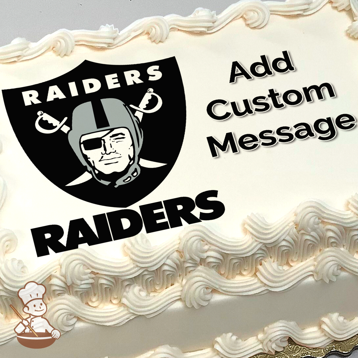 Raiders bday cake  Raiders cake, Raiders, Cake design