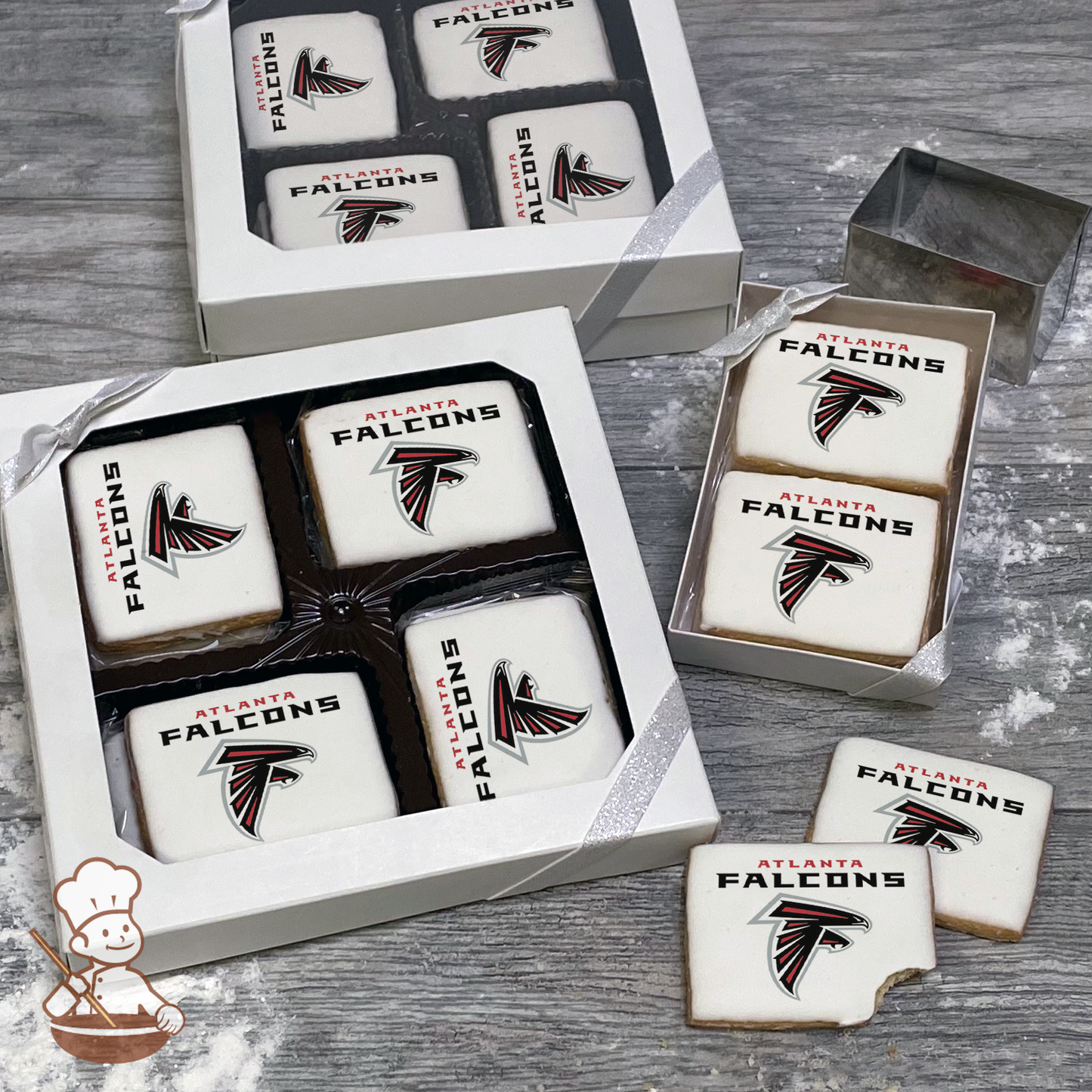 NFL Atlanta Falcons Cookie Gift Box (Rectangle)