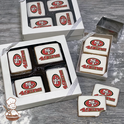 NFL San Francisco 49ers Cookie Gift Box (Rectangle)