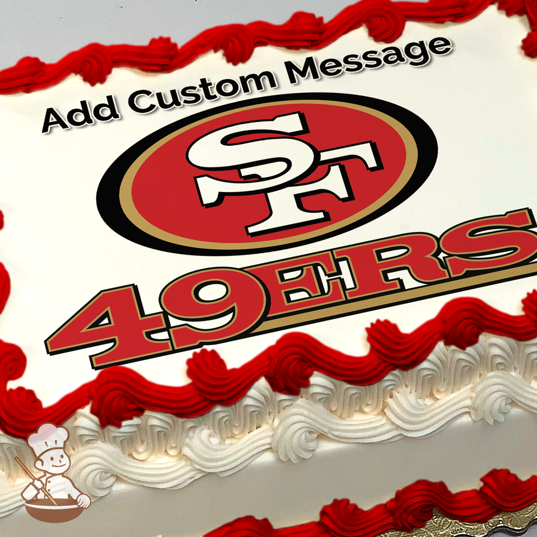 NFL San Francisco 49ers Photo Cake