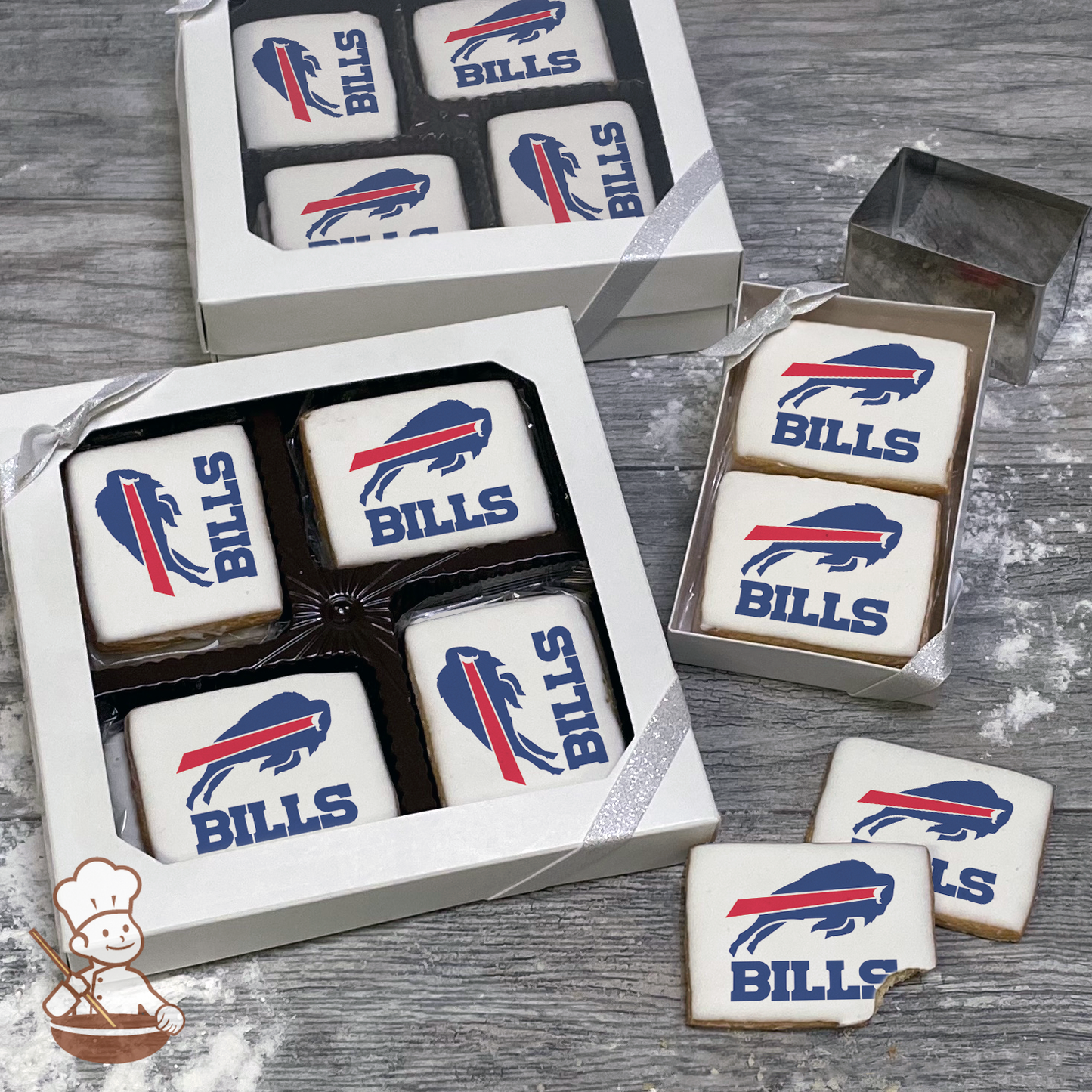 NFL Buffalo Bills Cookie Gift Box (Rectangle)