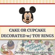 Load image into Gallery viewer, Mickey Mouse Rings (free design)