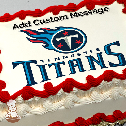 NFL Tennessee Titans Photo Cake