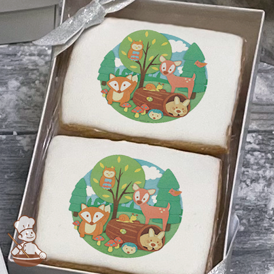 Woodland Buddies Cookie Gift Box (Rectangle)
