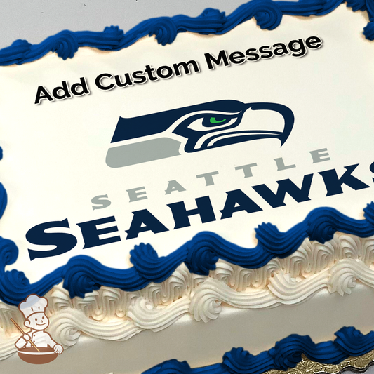 NFL Seattle Seahawks Photo Cake