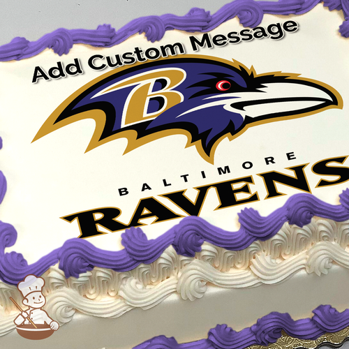 NFL Baltimore Ravens Photo Cake