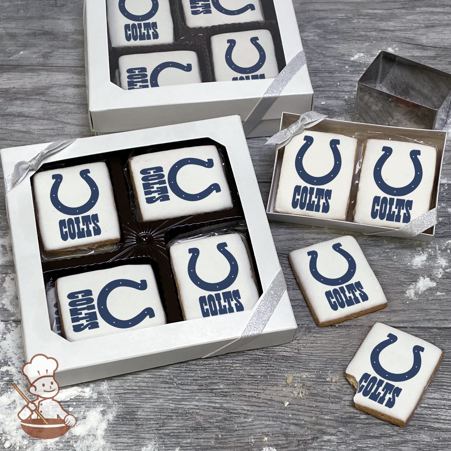 NFL Indianapolis Colts Cookie Gift Box (Rectangle)