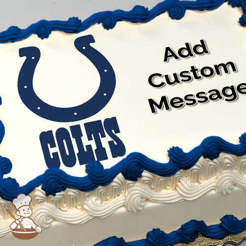 NFL Indianapolis Colts Photo Cake