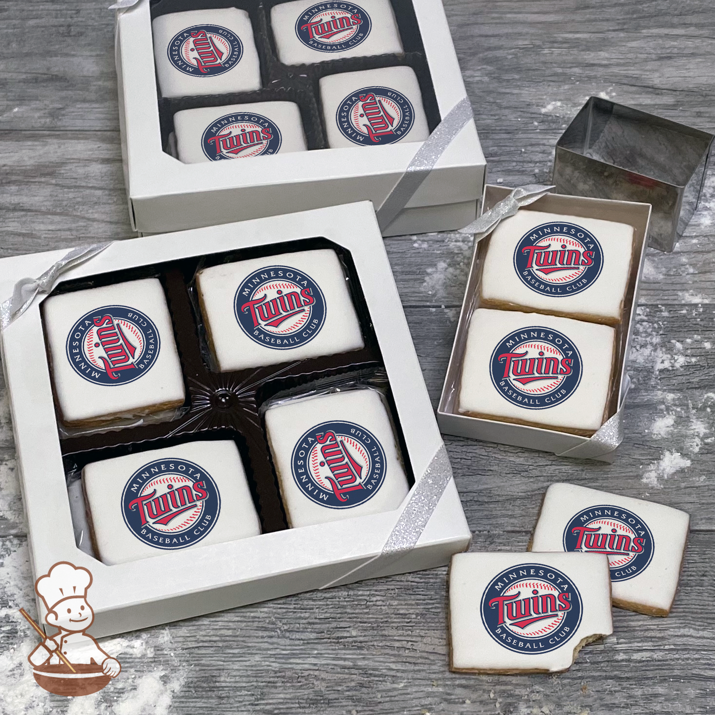 MLB Minnesota Twins Cookie Gift Box (Rectangle)