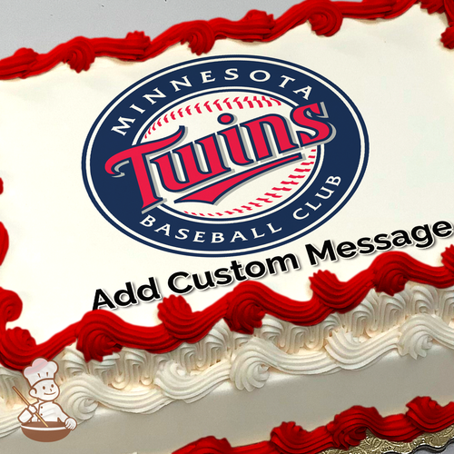 MLB Minnesota Twins Photo Cake