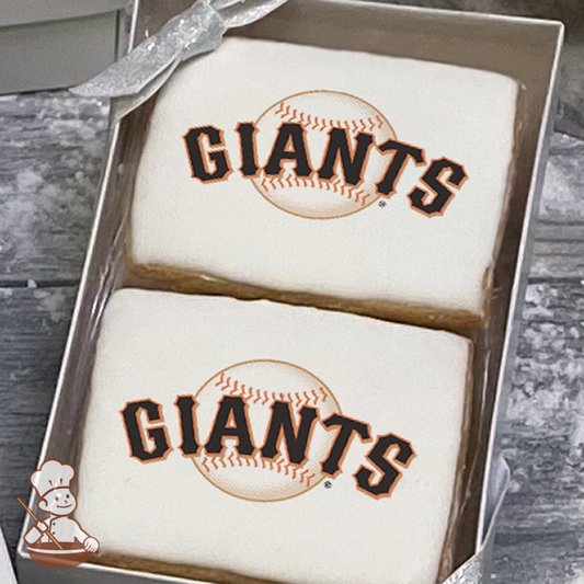 MLB San Francisco Giants Cookie Gift Box (Rectangle)