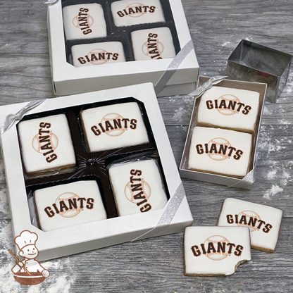 MLB San Francisco Giants Cookie Gift Box (Rectangle)