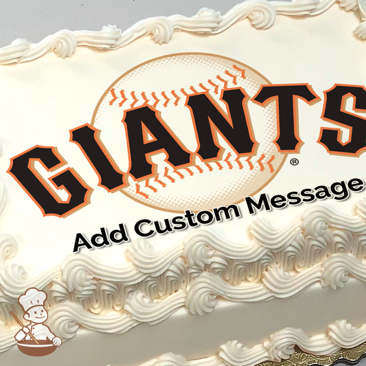 MLB San Francisco Giants Photo Cake