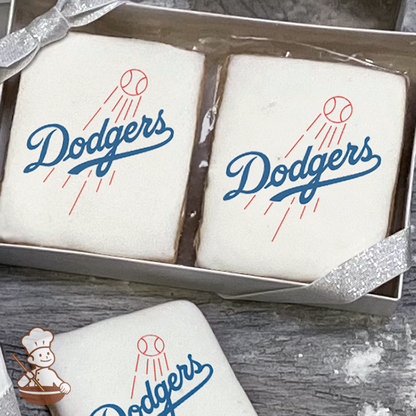 MLB Los Angeles Dodgers Cookie Gift Box (Rectangle)