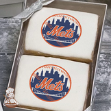 MLB New York Mets Cookie Gift Box (Rectangle)