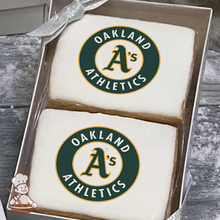 Load image into Gallery viewer, MLB Oakland As Cookie Gift Box (Rectangle)