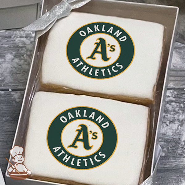 MLB Oakland As Cookie Gift Box (Rectangle)