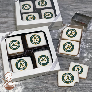MLB Oakland As Cookie Gift Box (Rectangle)