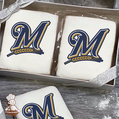 MLB Milwaukee Brewers Cookie Gift Box (Rectangle)