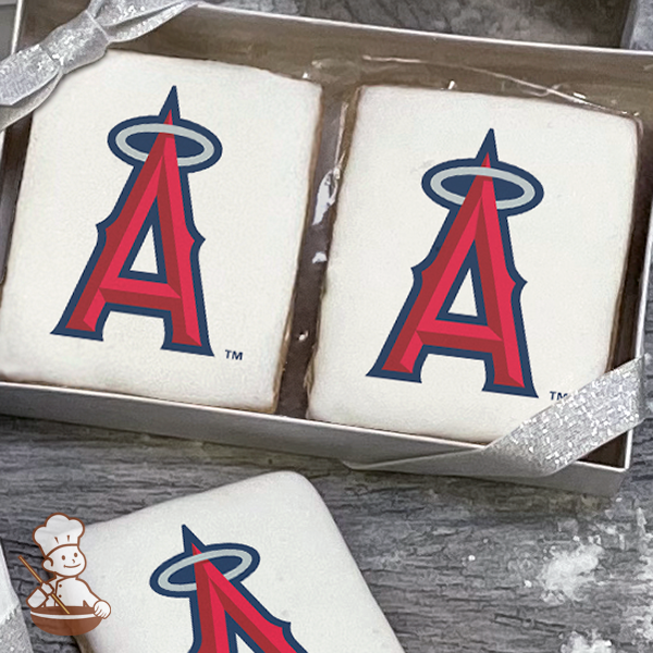 MLB Los Angeles Angels Cookie Gift Box (Rectangle)