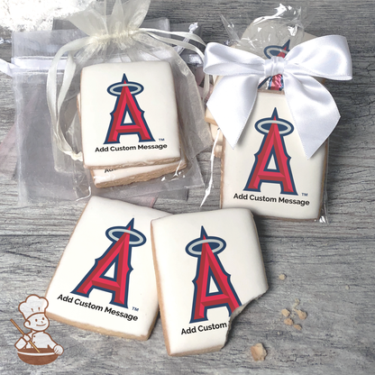 MLB Los Angeles Angels Custom Message Cookies (Rectangle)