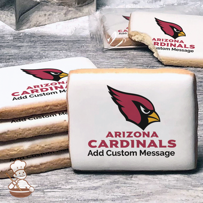 NFL Arizona Cardinals Custom Message Cookies (Rectangle)