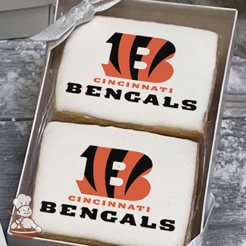 NFL Cincinnati Bengals Cookie Gift Box (Rectangle)