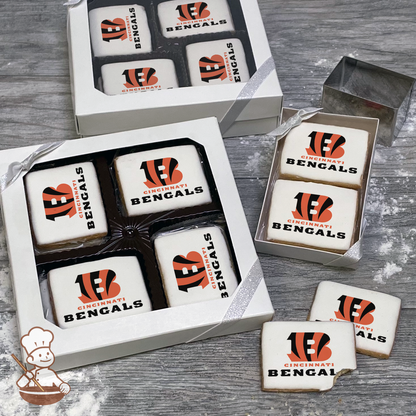 NFL Cincinnati Bengals Cookie Gift Box (Rectangle)