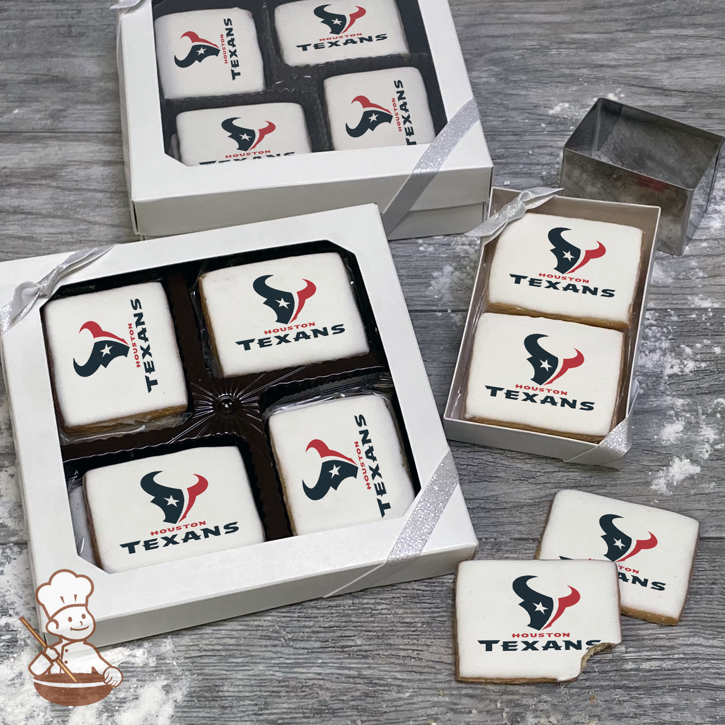 NFL Houston Texans Cookie Gift Box (Rectangle)