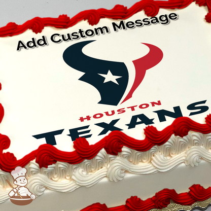 NFL Houston Texans Photo Cake