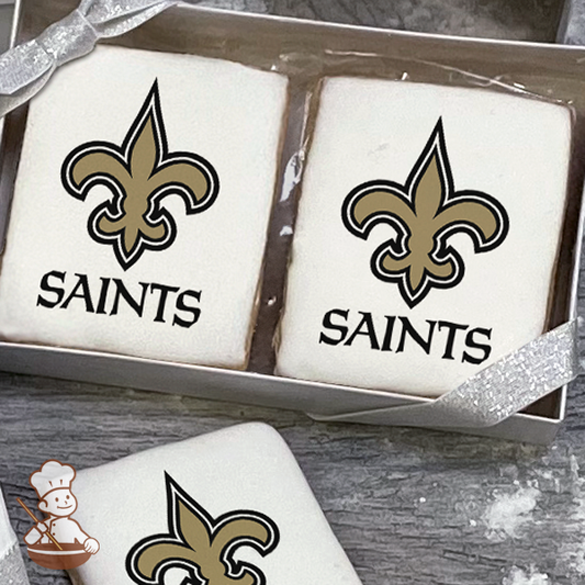 NFL New Orleans Saints Cookie Gift Box (Rectangle)